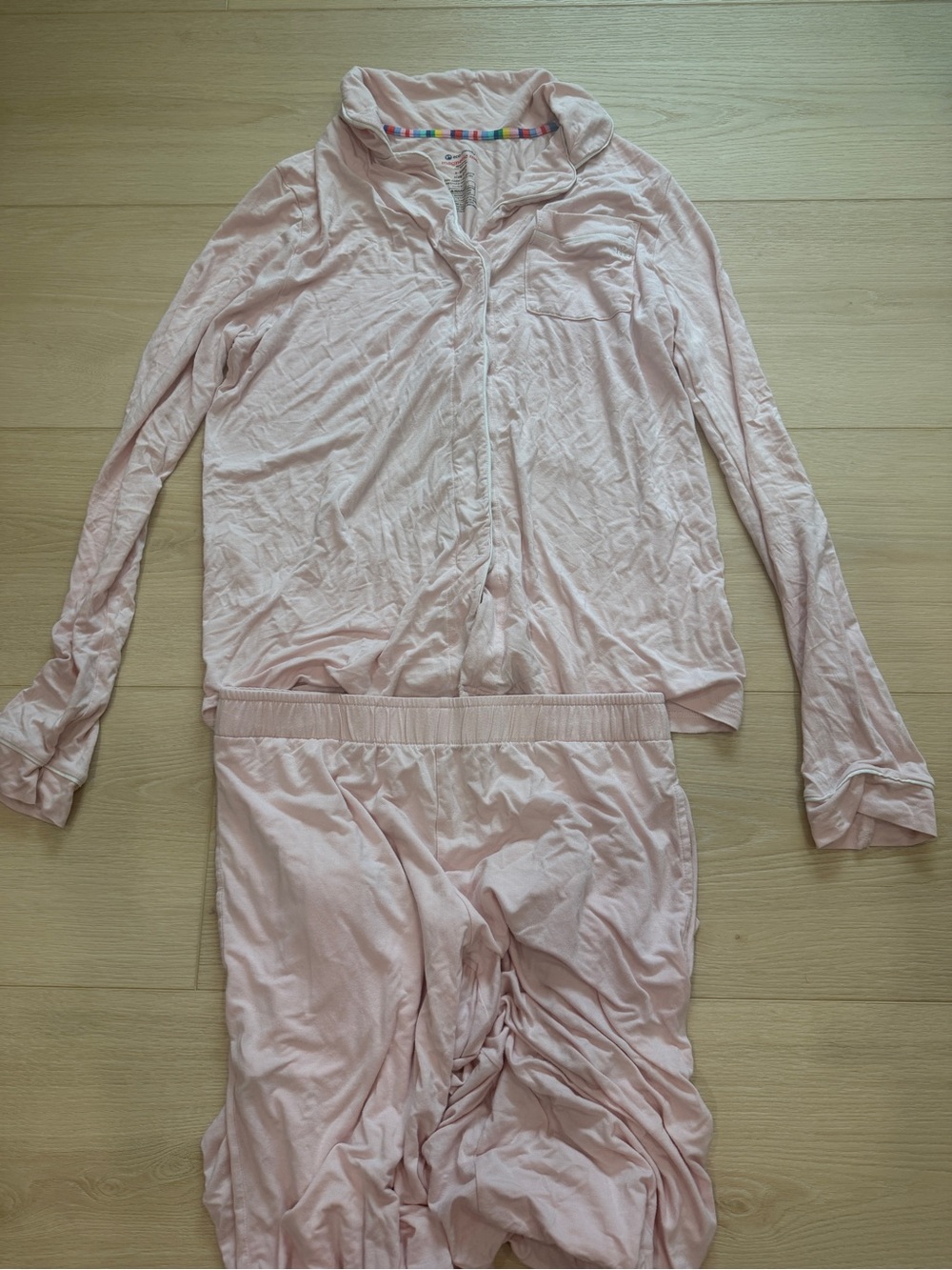 Magnetic me Soft Pink Women's Pajama Set - Lightweight Sleepwear XS